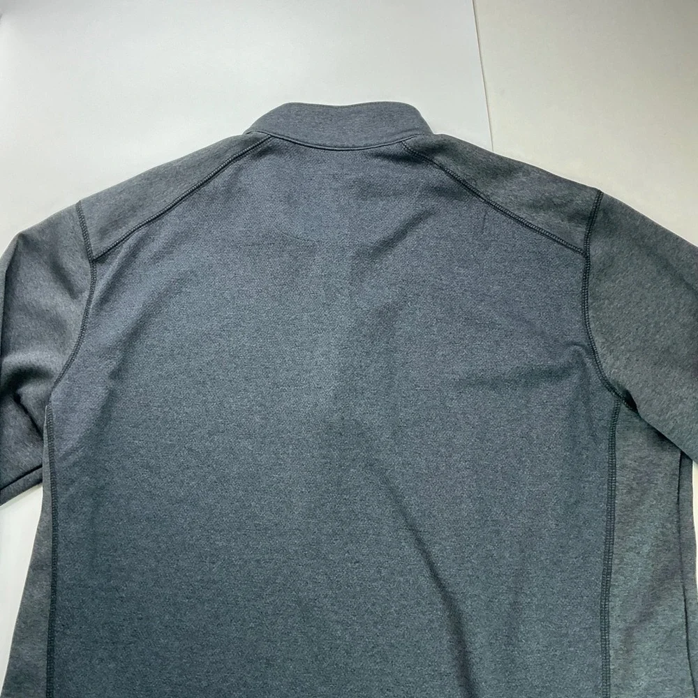 Pebble Beach Gray Quarter Zip Pullover Mens XL Performance Heathered Golf Top